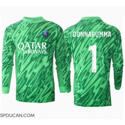 Muški Nogometni Dres Paris Saint-Germain Gianluigi Donnarumma #1 Golmanski Domaci 2024-25 Dugi Rukav